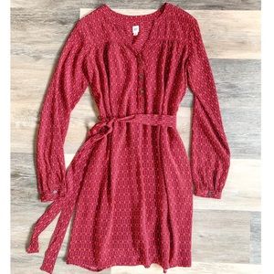 GAP Red Blouse Dress